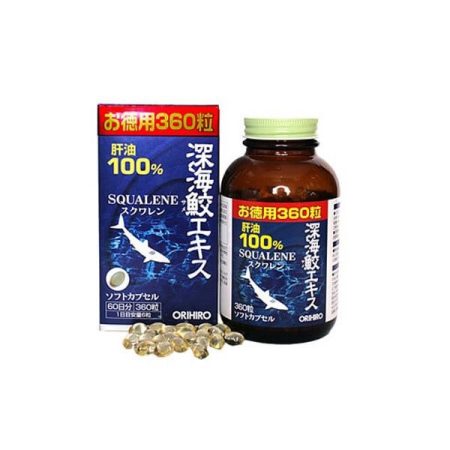 Сквален (Squalene) Orihiro, Япония, 360 капсул на 60 дней